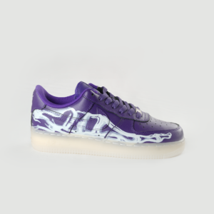 ike Air Force 1 Low '07  "Purple Skeleton Halloween"