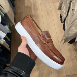 Açık Kahverengi Deri Casual Ayakkabı