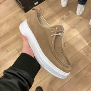 taba rengi deri casual ayakkabı